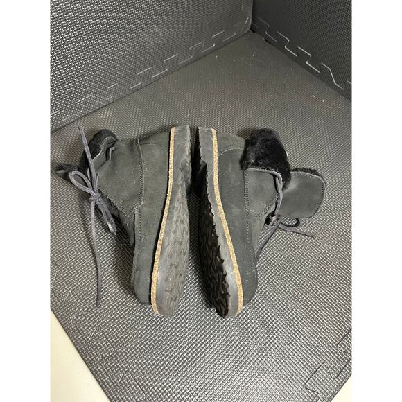 Birkenstock Cabin Core Bakki Black Suede Chukka Boot Women’s Size‎ 38 US 7 - Picture 3 of 7